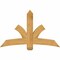 Ekena Millwork Davenport Rough Sawn Timber Gable Bracket, Western Red Cedar, 60"W x 38"H x 6"D x 6"F, 15/12 Pitch GBW060X38X0606DAV00RWR - alternate 1